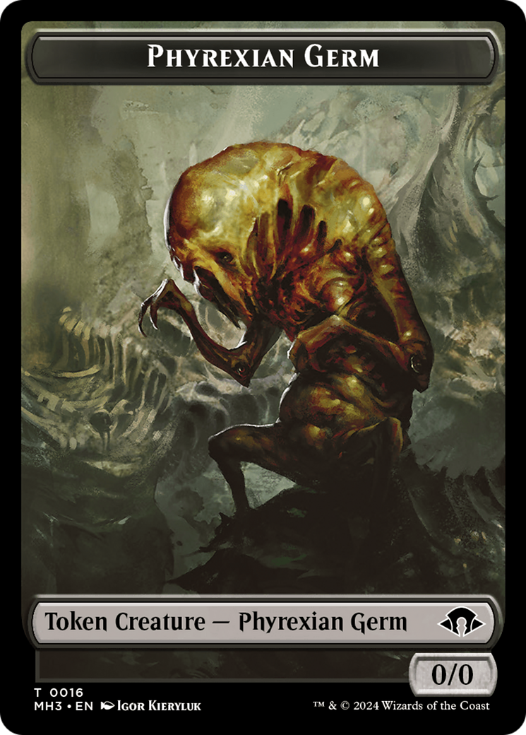 Phyrexian Germ // Energy Reserve Double-Sided Token [Modern Horizons 3 Tokens] | A1Comics