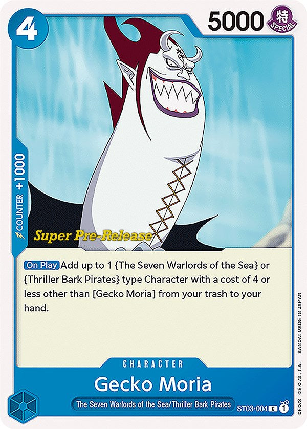 Gecko Moria [Super Pre-Release Starter Deck: The Seven Warlords of the Sea] | A1Comics