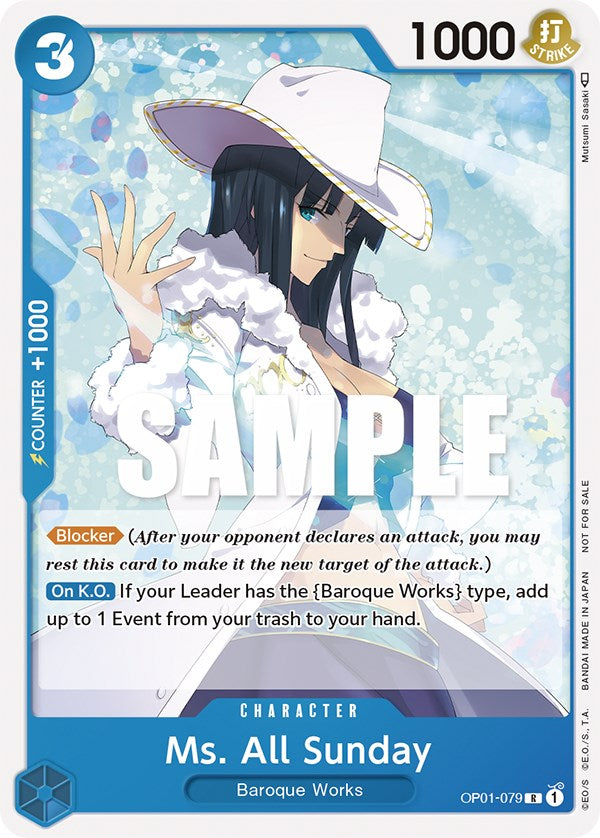 Ms. All Sunday (Promotion Pack 2023) [One Piece Promotion Cards] | A1Comics