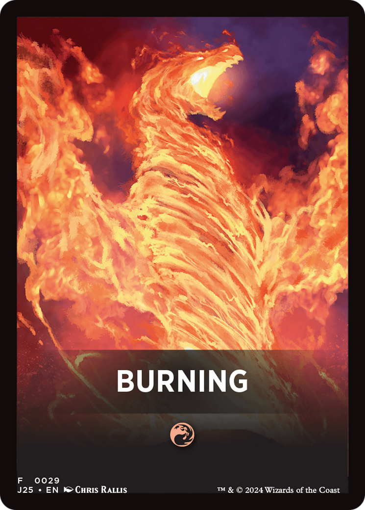 Burning Theme Card [Foundations Jumpstart Front Cards] | A1Comics