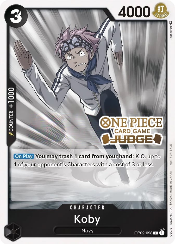 Koby (Judge) [One Piece Promotion Cards] | A1Comics