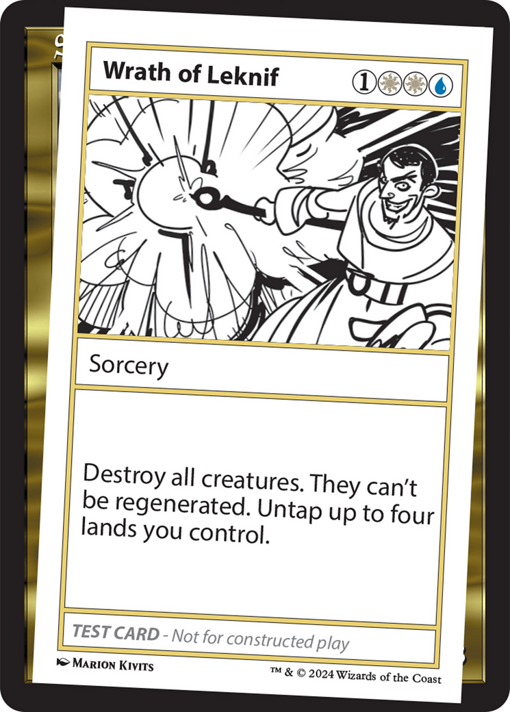 Wrath of Leknif [Mystery Booster 2 Playtest Cards] | A1Comics