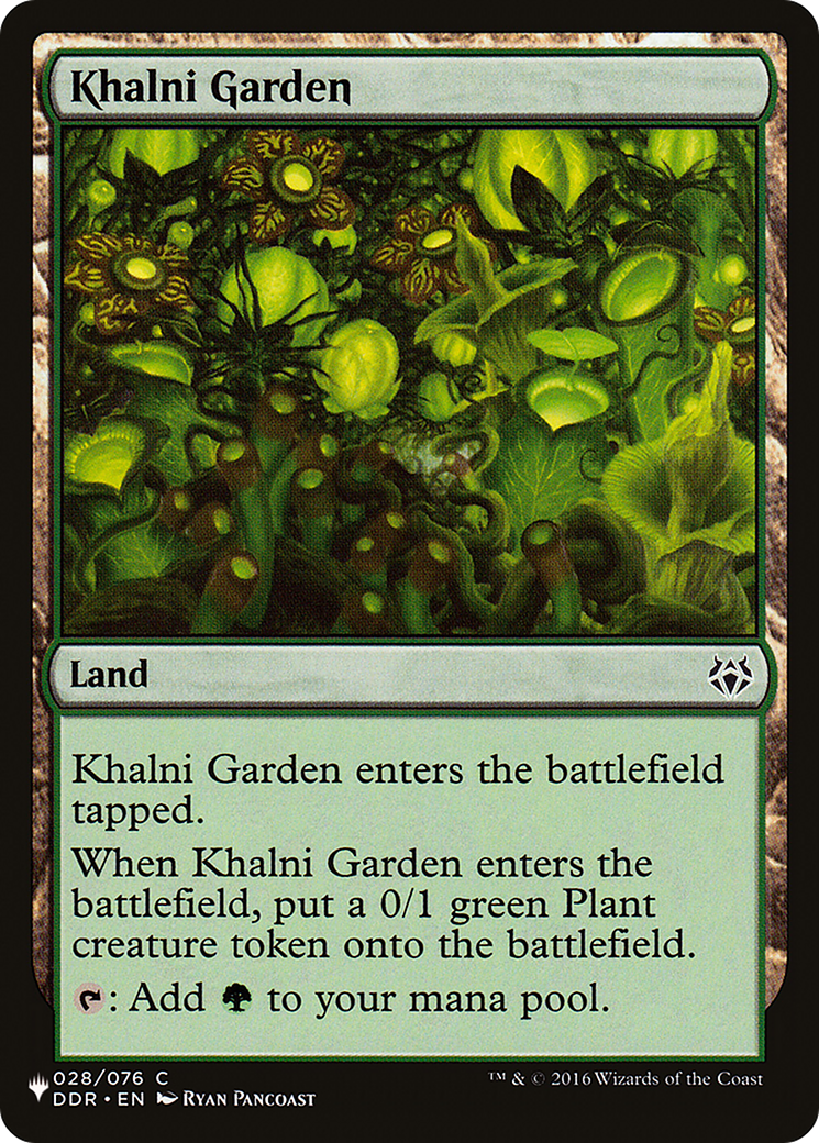 Khalni Garden [The List Reprints] | A1Comics