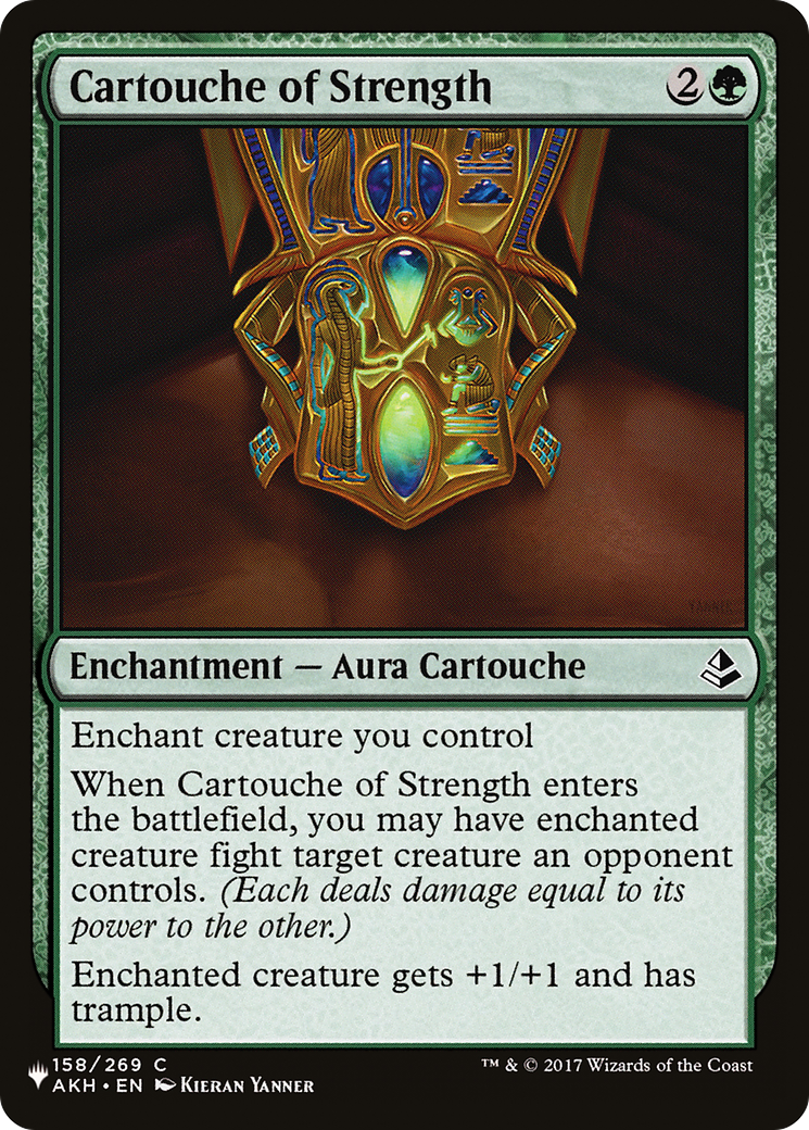 Cartouche of Strength [The List Reprints] | A1Comics