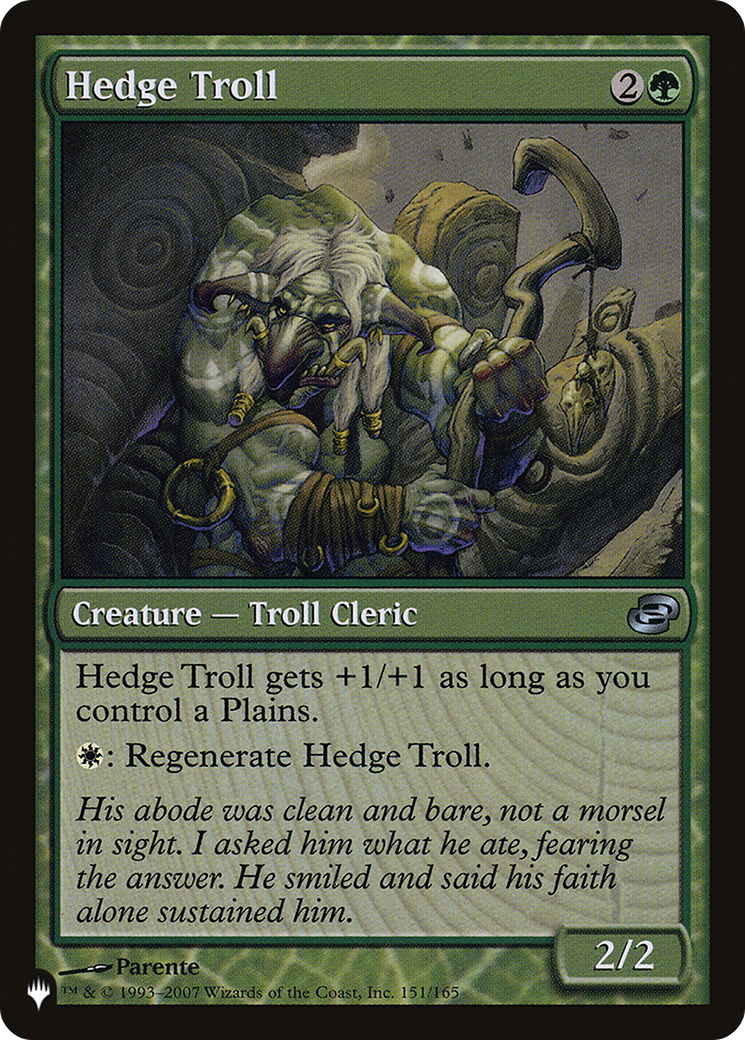 Hedge Troll [The List Reprints] | A1Comics