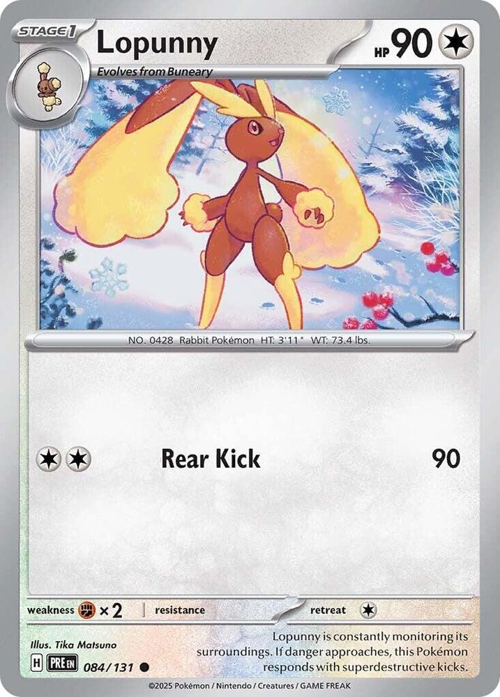 Lopunny (084/131) [Scarlet & Violet: Prismatic Evolutions] | A1Comics