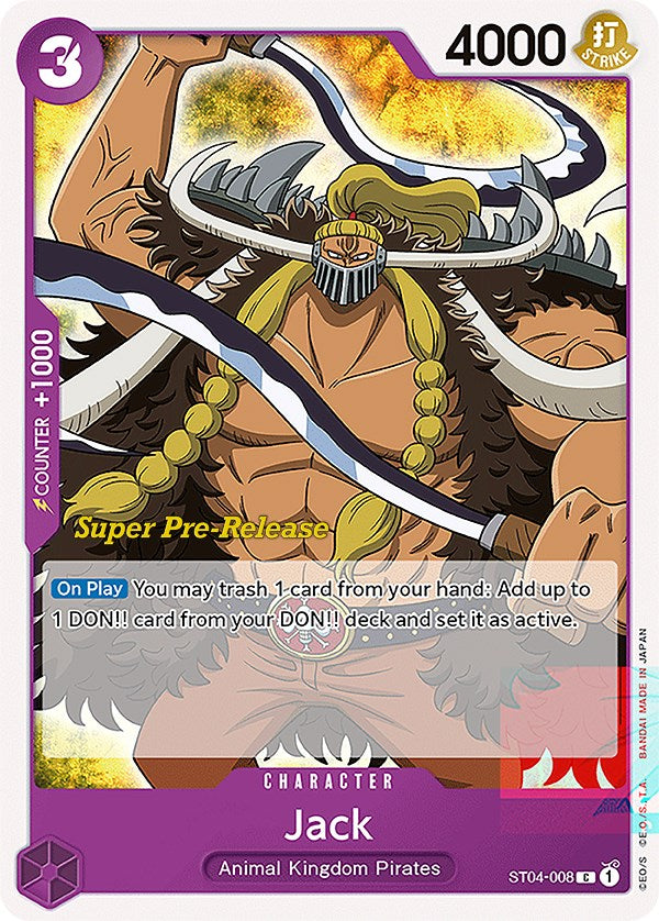 Jack [Super Pre-Release Starter Deck: Animal Kingdom Pirates] | A1Comics