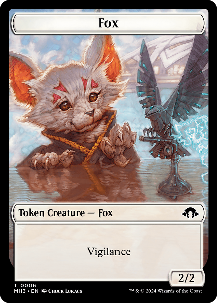 Phyrexian Germ // Fox Double-Sided Token [Modern Horizons 3 Tokens] | A1Comics