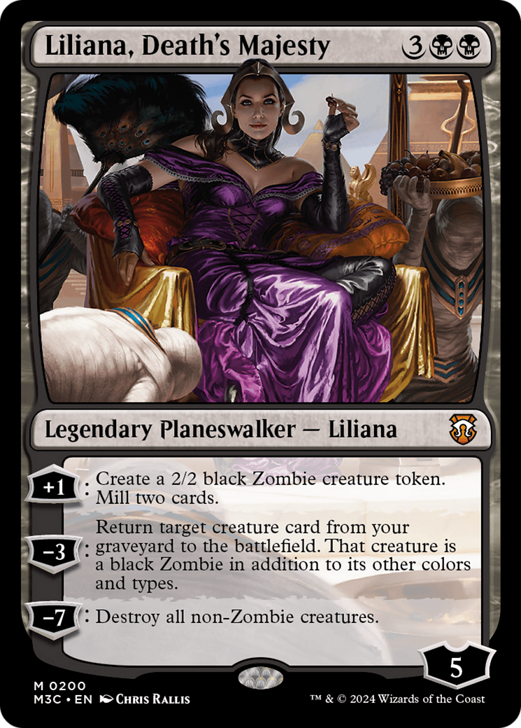 Liliana, Death's Majesty (Ripple Foil) [Modern Horizons 3 Commander] | A1Comics