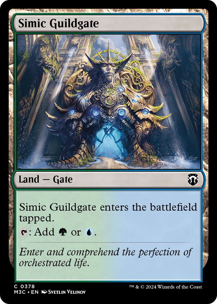 Simic Guildgate (Ripple Foil) [Modern Horizons 3 Commander] | A1Comics