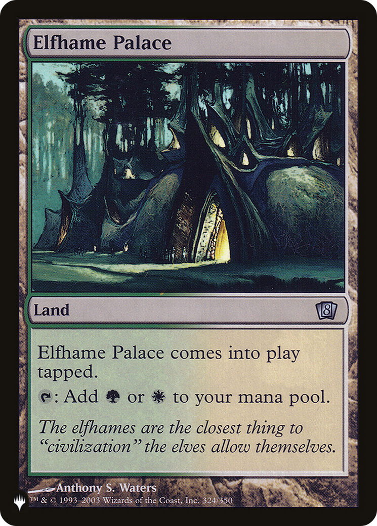 Elfhame Palace [The List Reprints] | A1Comics