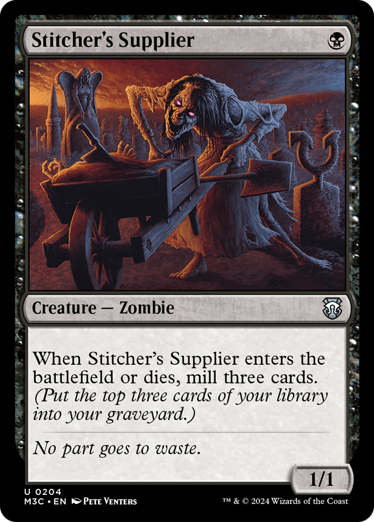 Stitcher's Supplier (Ripple Foil) [Modern Horizons 3 Commander] | A1Comics