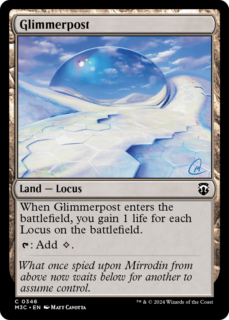 Glimmerpost (Ripple Foil) [Modern Horizons 3 Commander] | A1Comics