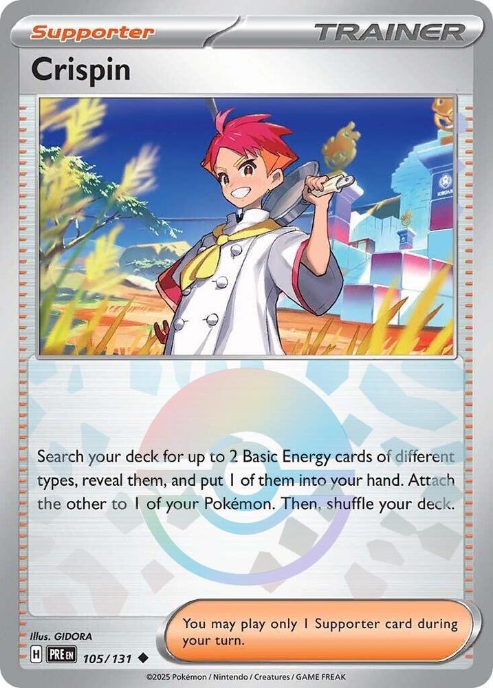 Crispin (105/131) (Poke Ball Pattern) [Scarlet & Violet: Prismatic Evolutions] | A1Comics