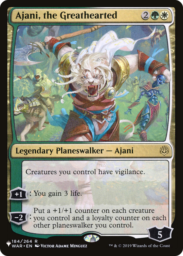 Ajani, the Greathearted [The List Reprints] | A1Comics