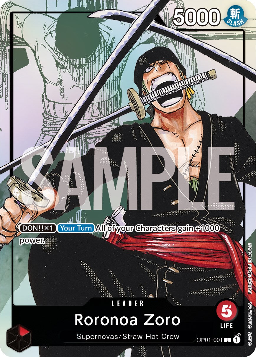 Roronoa Zoro (Alternate Art) [One Piece Promotion Cards] | A1Comics