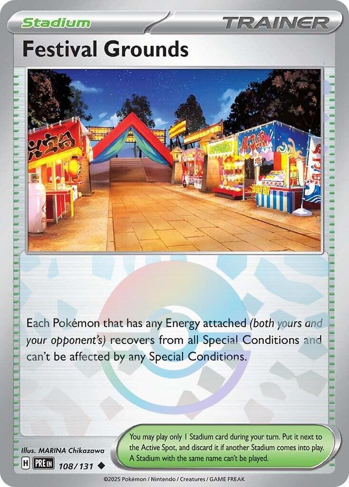 Festival Grounds (108/131) (Poke Ball Pattern) [Scarlet & Violet: Prismatic Evolutions] | A1Comics