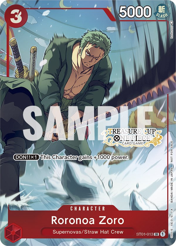 Roronoa Zoro (Treasure Cup) [One Piece Promotion Cards] | A1Comics