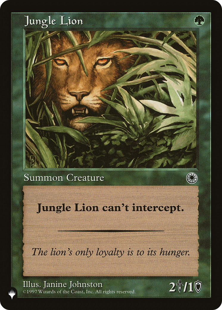 Jungle Lion [The List Reprints] | A1Comics