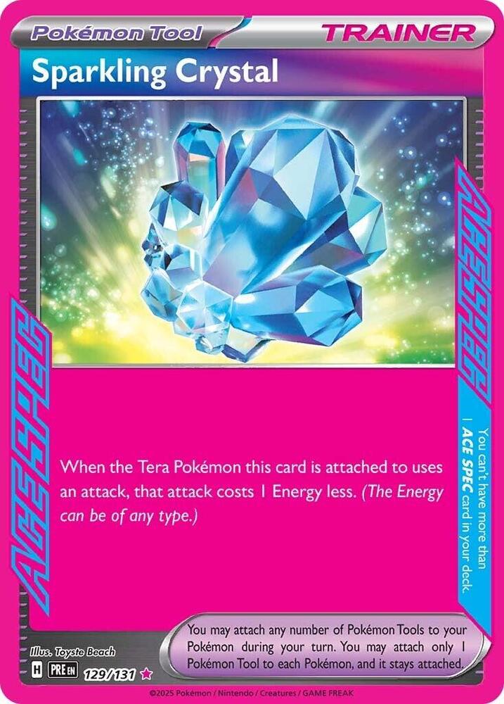 Sparkling Crystal (129/131) [Scarlet & Violet: Prismatic Evolutions] | A1Comics