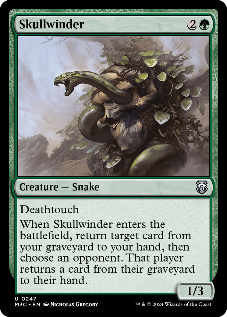 Skullwinder (Ripple Foil) [Modern Horizons 3 Commander] | A1Comics