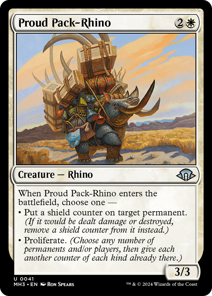 Proud Pack-Rhino [Modern Horizons 3] | A1Comics