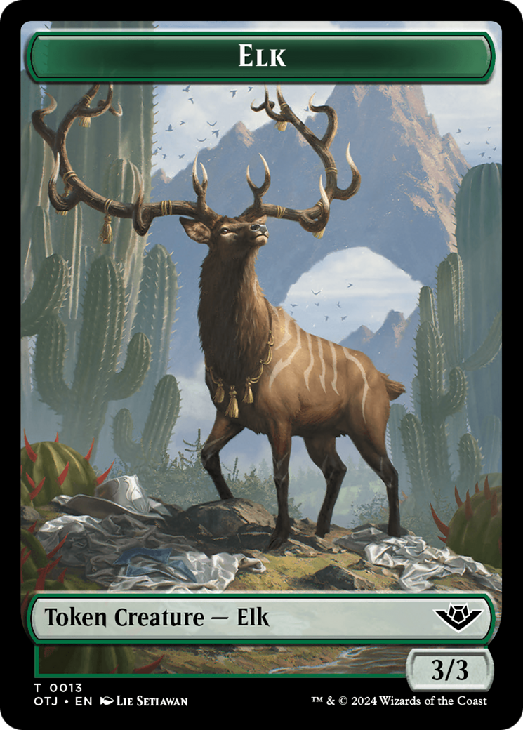 Elk Token [Outlaws of Thunder Junction Tokens] | A1Comics