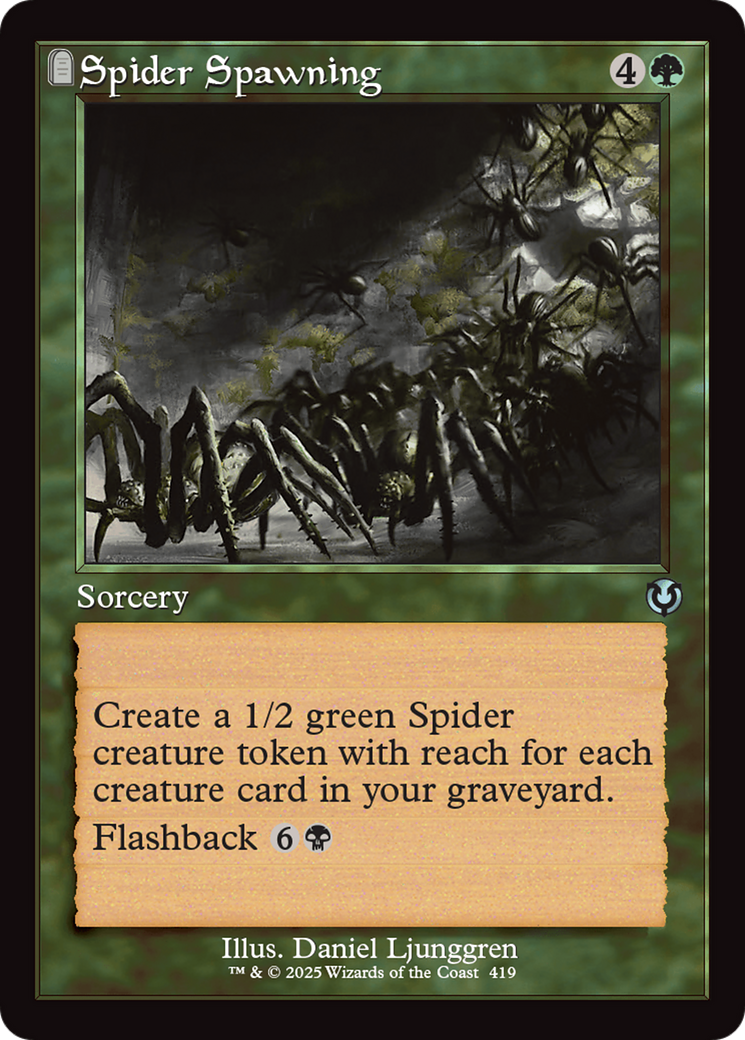 Spider Spawning (Retro Frame) [Innistrad Remastered] | A1Comics