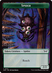 Insect (0013) // Spider Double-Sided Token [Duskmourn: House of Horror Tokens] | A1Comics