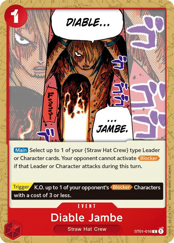 Diable Jambe [Starter Deck: Straw Hat Crew] | A1Comics