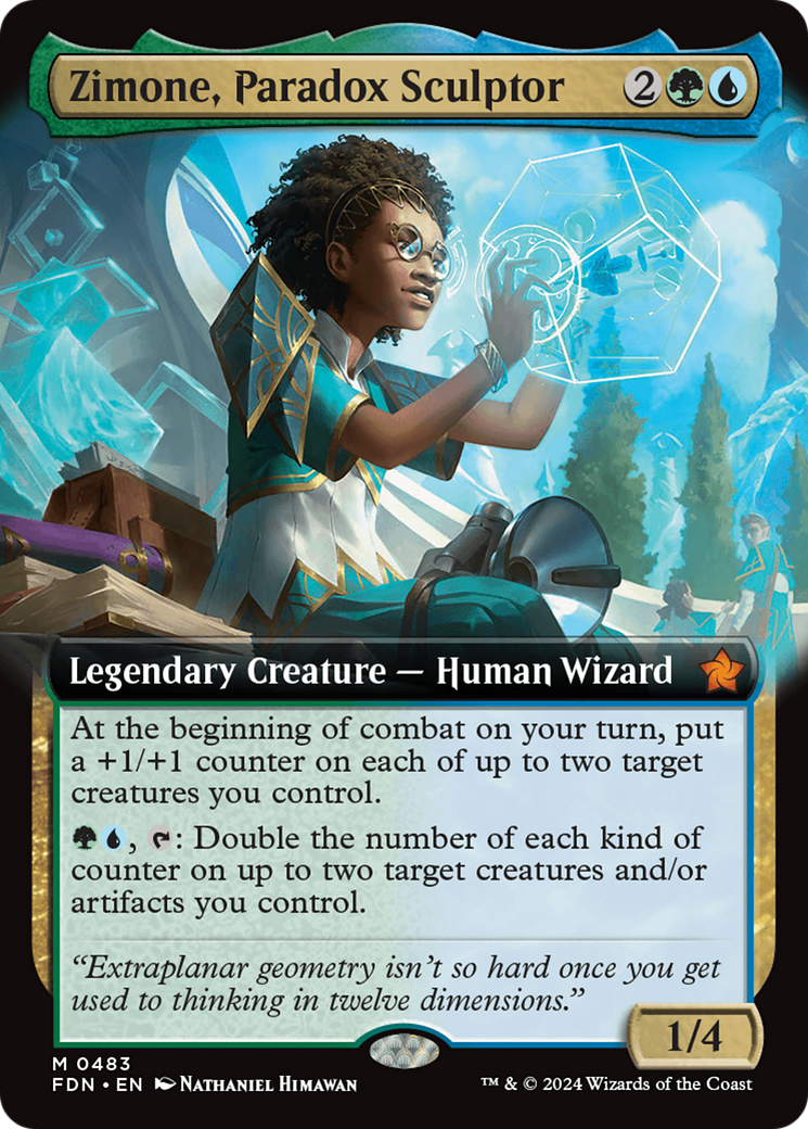 Zimone, Paradox Sculptor (Extended Art) [Foundations] | A1Comics