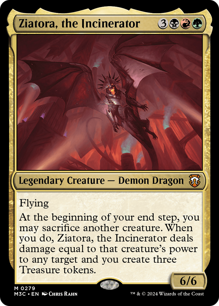 Ziatora, the Incinerator (Ripple Foil) [Modern Horizons 3 Commander] | A1Comics