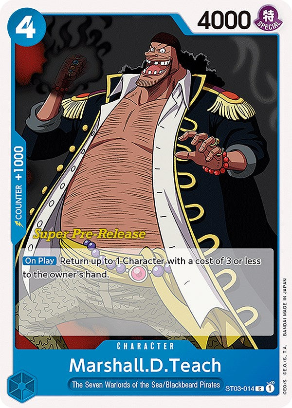 Marshall.D.Teach [Super Pre-Release Starter Deck: The Seven Warlords of the Sea] | A1Comics