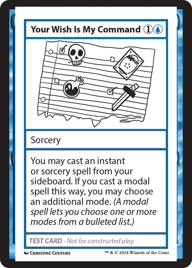 Your Wish Is My Command [Mystery Booster 2 Playtest Cards] | A1Comics