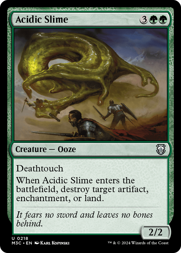 Acidic Slime (Ripple Foil) [Modern Horizons 3 Commander] | A1Comics