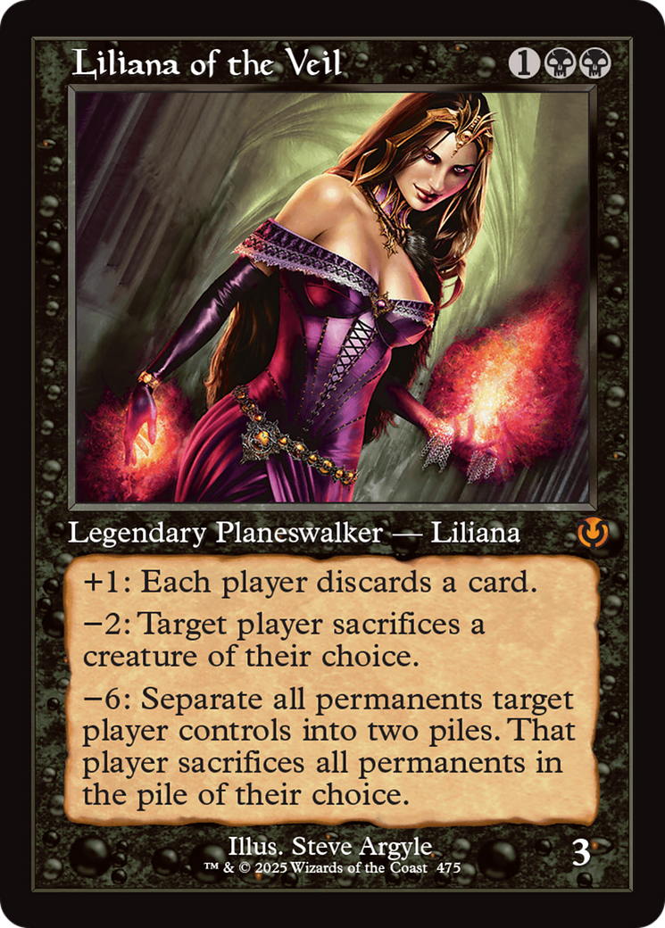 Liliana of the Veil (Retro Frame) [Innistrad Remastered] | A1Comics