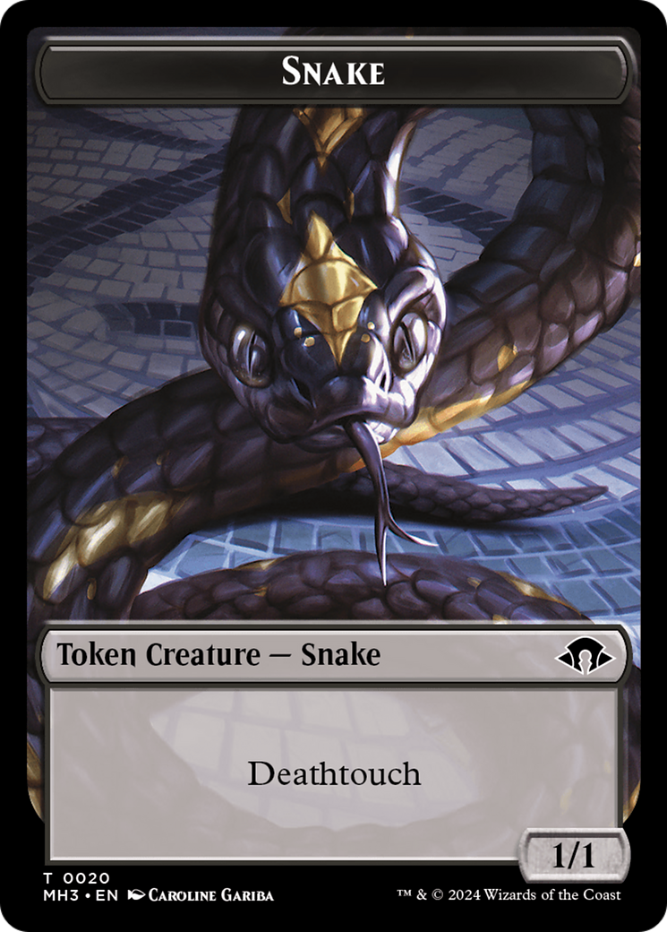 Phyrexian Germ // Snake Double-Sided Token [Modern Horizons 3 Tokens] | A1Comics