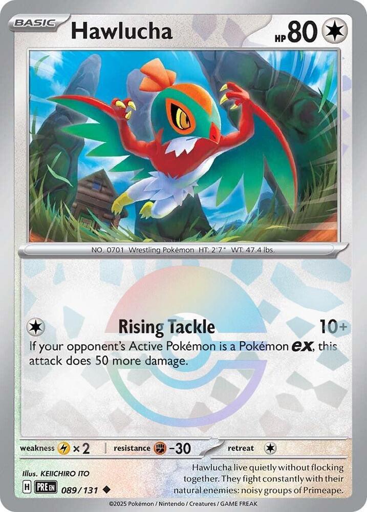 Hawlucha (089/131) (Poke Ball Pattern) [Scarlet & Violet: Prismatic Evolutions] | A1Comics