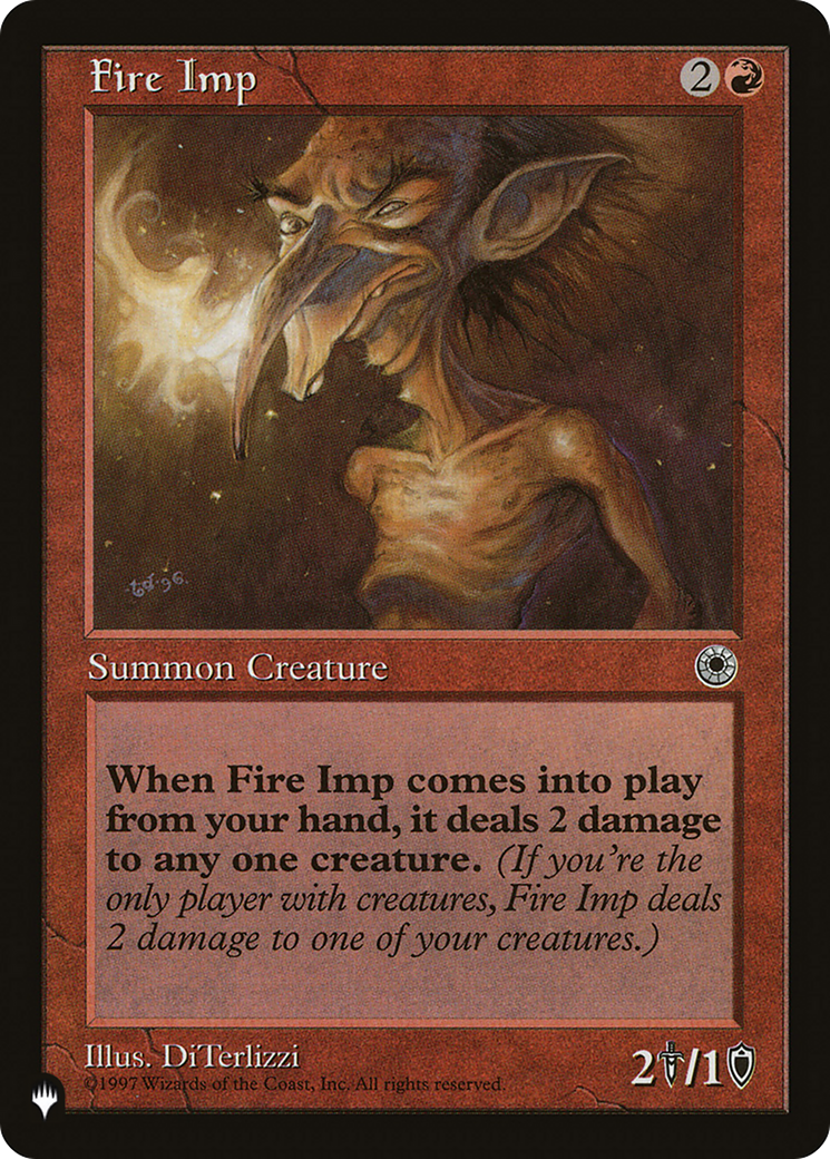 Fire Imp [The List Reprints] | A1Comics