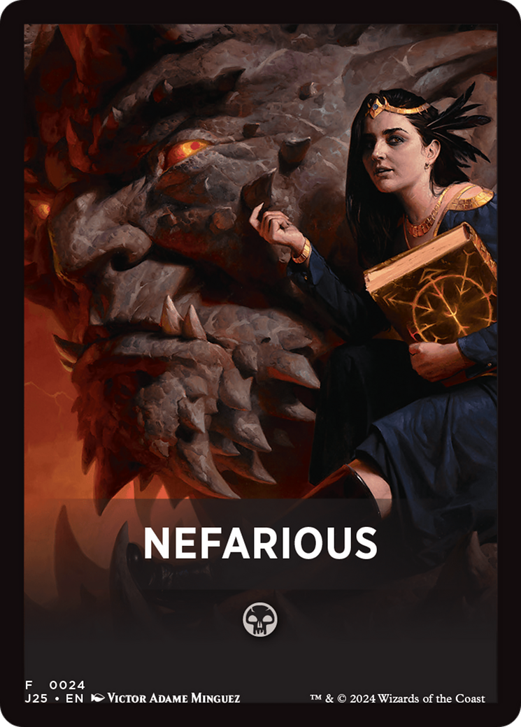 Nefarious Theme Card [Foundations Jumpstart Front Cards] | A1Comics