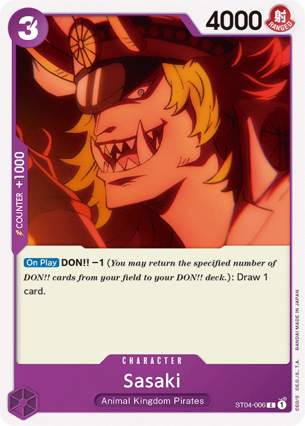 Sasaki [Starter Deck: Animal Kingdom Pirates] | A1Comics