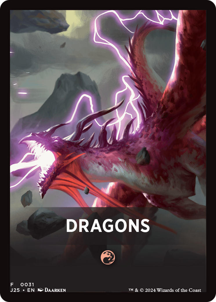 Dragons Theme Card [Foundations Jumpstart Front Cards] | A1Comics