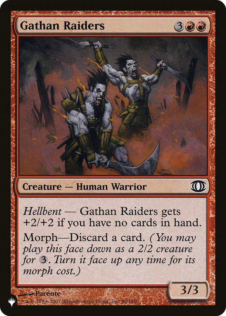 Gathan Raiders [The List Reprints] | A1Comics