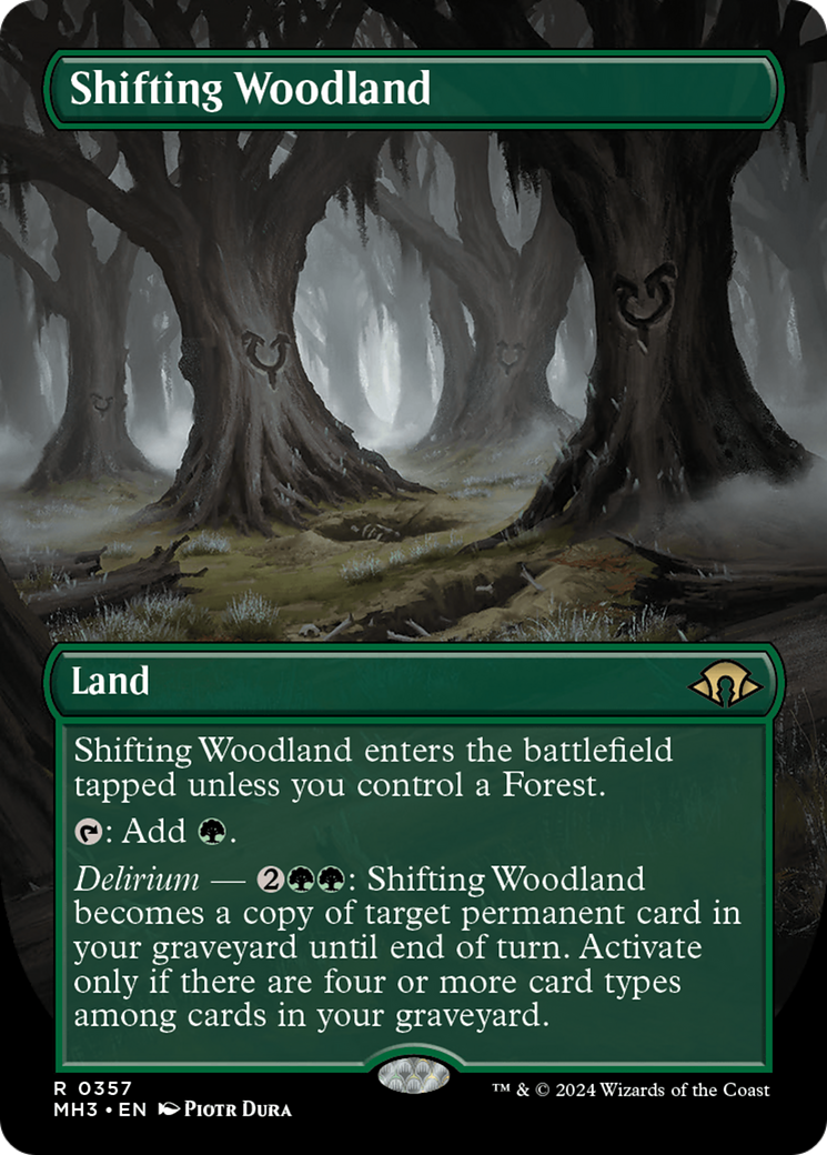 Shifting Woodland (Borderless) [Modern Horizons 3] | A1Comics