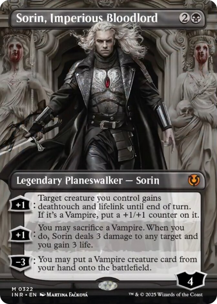 Sorin, Imperious Bloodlord (Borderless) [Innistrad Remastered] | A1Comics