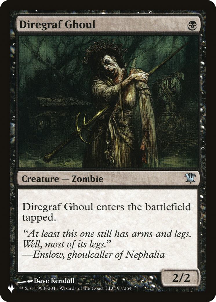 Diregraf Ghoul [The List Reprints] | A1Comics