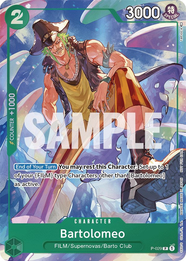 Bartolomeo (Event Pack Vol. 1) [One Piece Promotion Cards] | A1Comics