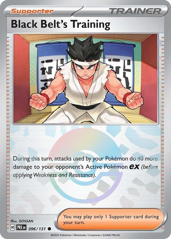 Black Belt's Training (096/131) (Poke Ball Pattern) [Scarlet & Violet: Prismatic Evolutions] | A1Comics