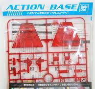 1/144 Display Stand Action Base 2 CLEAR SPARKLE RED