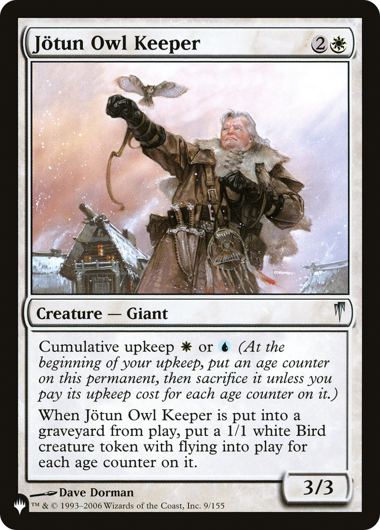 Jotun Owl Keeper [The List Reprints] | A1Comics